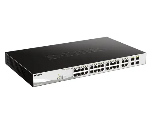 DGS-1210-28P switch Gestionado L2 Gigabit Ethernet (10/100/1000) Energía sobre Ethernet (PoE) 1U Negro - Imagen 2