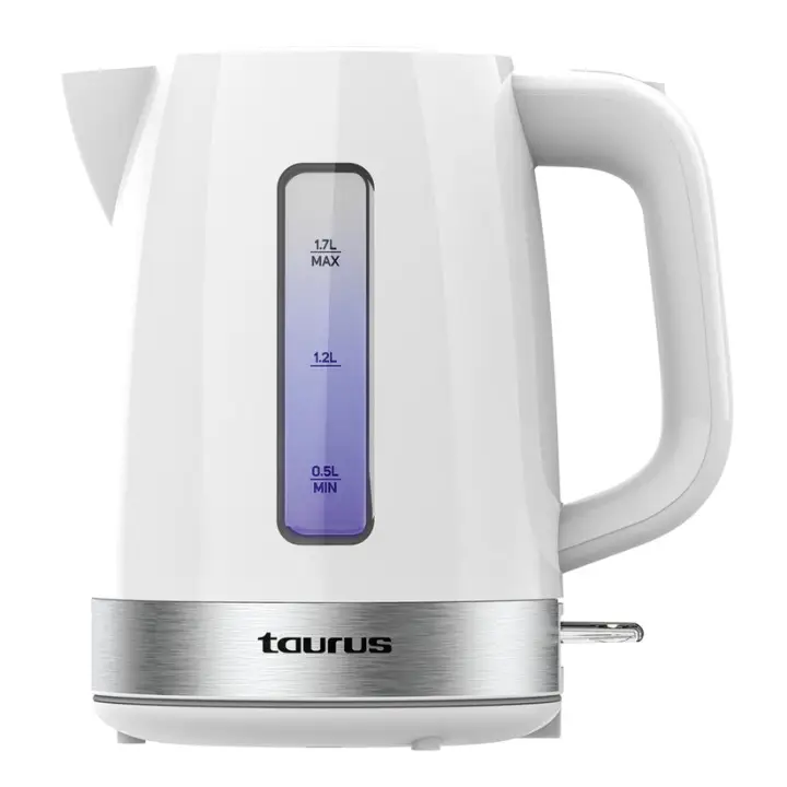 Aroa tetera eléctrica 1,7 L 2200 W Plata, Blanco - Imagen 1