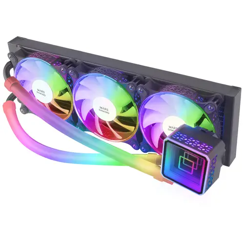 ML-ULTRA360 Negro, Refrigeración Líquida CPU, TDP 650W, Espejo Infinito, 3 Ventiladores Silenciosos FDB ARGB, Tubos ARGB, Multisocket Universal - Imagen 3
