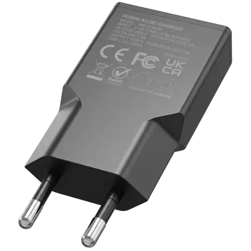 MDGAN30 cargador de dispositivo móvil Negro - Imagen 2