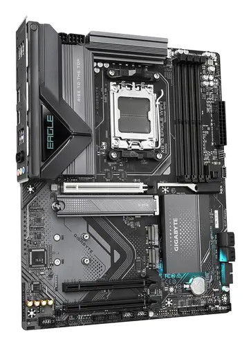 X870 EAGLE WIFI7 Placa Base - Compatible con CPUs AMD Ryzen 9000, 14+2+2 fases VRM, hasta 8000MHz DDR5 (OC), 1xPCIe 5.0 + 2xPCIe 4.0, Wi-Fi 7, LAN 2.5GbE, USB 4 - Imagen 3