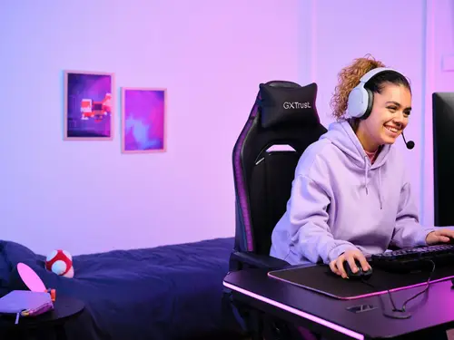 GXT 491P FAYZO Auriculares Inalámbrico y alámbrico Diadema Juego USB tipo A Bluetooth Negro, Púrpura - Imagen 8