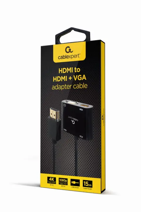A-HDMIM-HDMIFVGAF-01 tarjeta y adaptador de interfaz HDMI, VGA