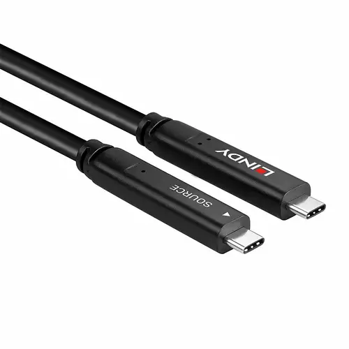 43399 cable USB USB 3.2 Gen 1 (3.1 Gen 1) 15 m USB C Negro - Imagen 3