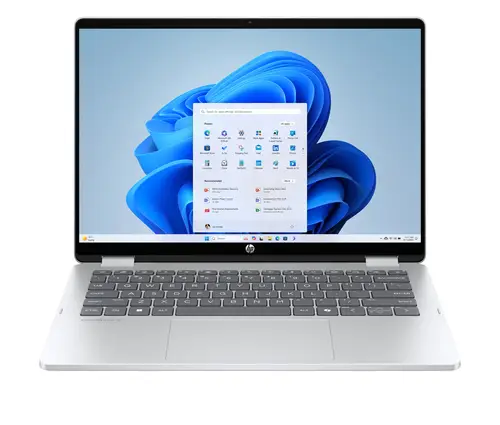 OmniBook 5 Flip 2-in-1 Laptop 14-fp0057ns Intel Core 7 150U 35,6 cm (14") Pantalla táctil 2K 16 GB LPDDR5-SDRAM 1 TB SSD Wi-Fi 6 (802.11ax) Windows 11 Home Plata - Imagen 1