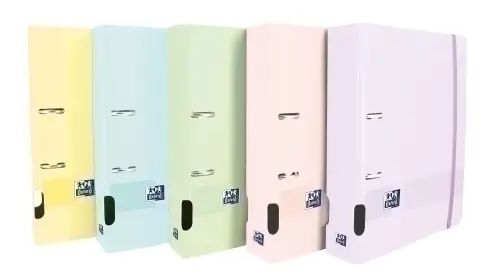 ARCHIVADOR OXFORD LIVE&GO A4 70 SURTIDO - Pack de 5 unidades