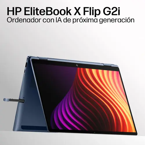 EliteBook X Flip G2i 14 inch Notebook Next Gen AI PC Wolf Pro Security Edition Copilot+ PC Intel Core Ultra X7 358H Híbrido (2-en-1) 35,6 cm (14") Pantalla táctil WUXGA 64 GB LPDDR5x-SDRAM 1 TB SSD Wi-Fi 7 (802.11be) Windows 11 Pro Azul - Imagen 10