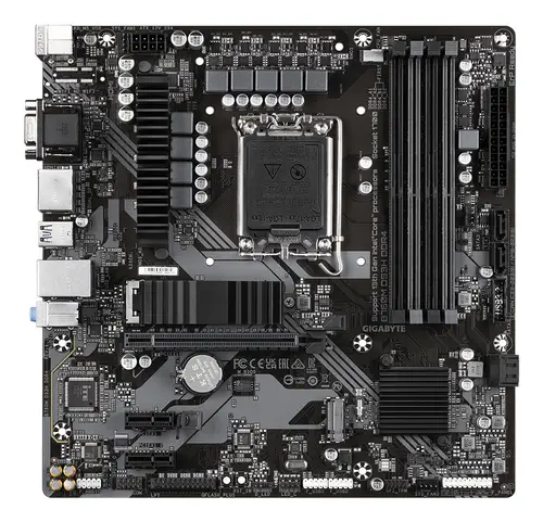 B760M DS3H DDR4 Placa base - Soporta CPUs Intel Core de 14ª generación, VRM digital de 6+2+1 fases, hasta 5333MHz DDR4 (OC), 2xPCIe 4.0 M.2, LAN 2.5GbE, USB 3.2 Gen2 - Imagen 3