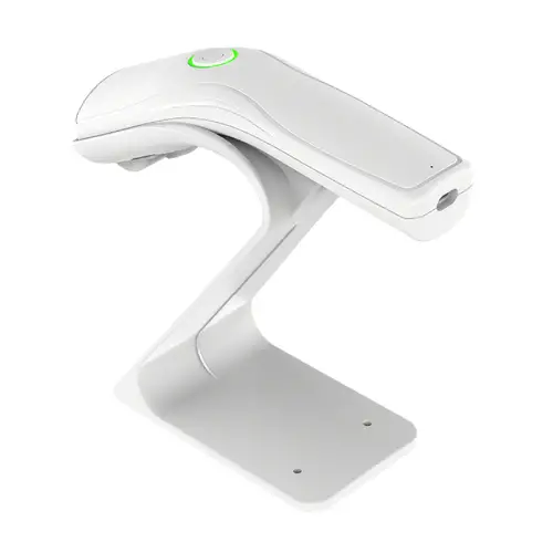 Lector código barras 2D USB botón blanco - Imagen 3