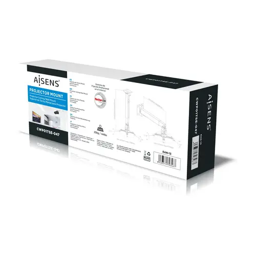 CWP01TSE-047 montaje para projector Pared/techo Negro - Imagen 10