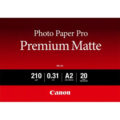 8657B017 papel fotográfico A2 Blanco Mate - Imagen 1