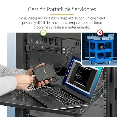 Consola KVM con Carcasa Resistente de Ordenador Portátil a Servidor - Imagen 11