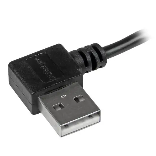 Cable de 1m Micro USB con conector acodado a la derecha - Imagen 3