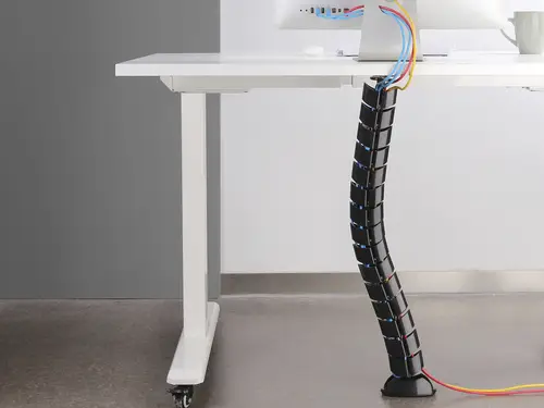 650861 organizador de cables Escritorio Pasacables Negro 1 pieza(s) - Imagen 5