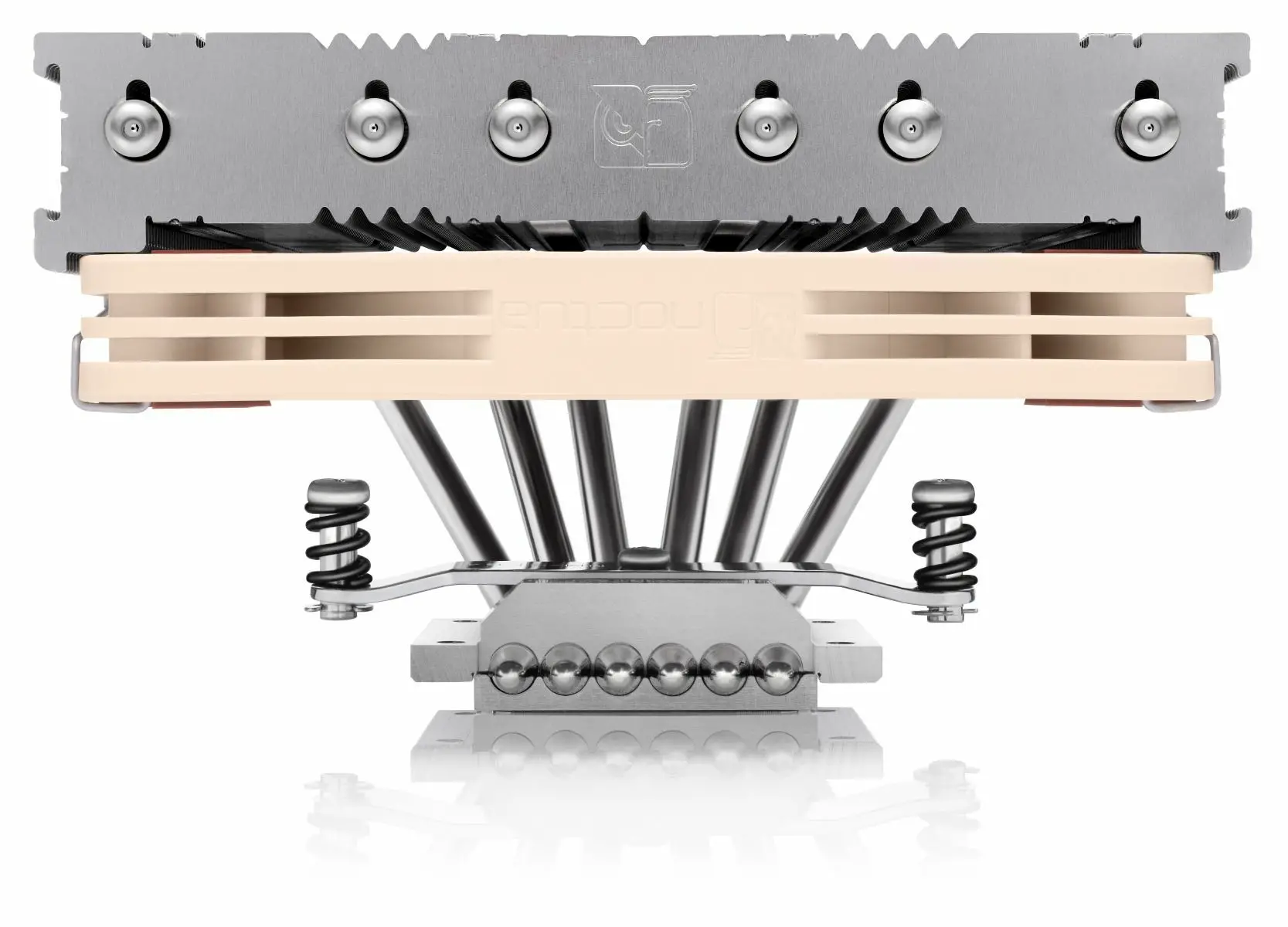 NH-L12SX77 sistema de refrigeración para ordenador Procesador Disipador térmico/Radiador 12 cm Beige, Níquel 1 pieza(s) - Imagen 1
