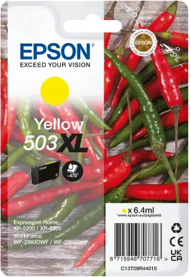 503XL cartucho de tinta 1 pieza(s) Original Alto rendimiento (XL) Amarillo
