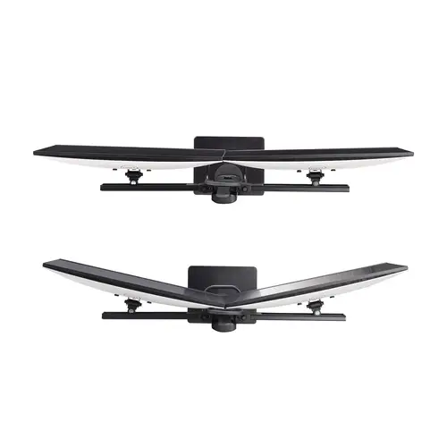 Soporte de Escritorio de Travesaño para Dos Monitores de 27 Pulgadas - Capacidad de 12kg - Soporte VESA de 75x75 o 100x100 - Ajustable - Imagen 7