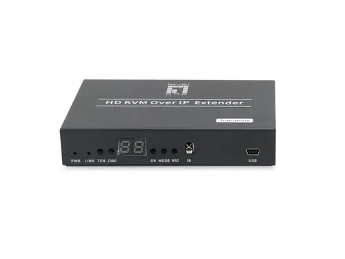 HVE-6701T extensor audio/video Transmisor de señales AV Negro - Imagen 1