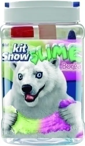JUEGO INSTANT SLIME KIT SNOW SNOW BEAR - Pack de 3 unidades