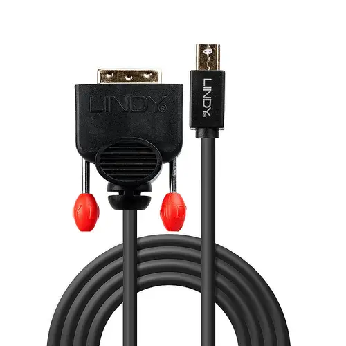 41952 adaptador de cable de vídeo 2 m Mini DisplayPort DVI-D Negro - Imagen 2