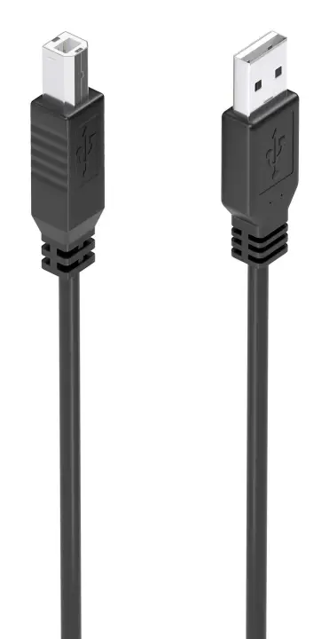 Cable USB 2.0 con Amplificador, Tipo A/M-B/M, Negro, 10m