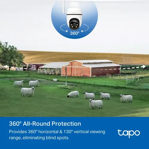 TAPO C501GW cámara de vigilancia Torreta Cámara de seguridad IP Exterior 1920 x 1080 Pixeles Pared - Imagen 6