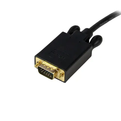 Cable 3m de Vídeo Adaptador Conversor DisplayPort DP a VGA - Convertidor Activo - 1080p - Negro - Imagen 4
