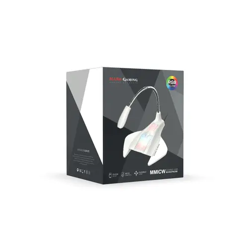 MMICX, Micrófono Estudio Profesional LED, Mute, USB+Jack 3.5mm, Negro - Imagen 7