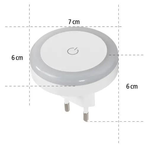 Touch Switch Luz de noche con enchufe o Luz quitamiedos con enchufe - Imagen 6