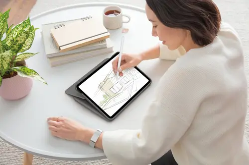 Folio Touch AZERTY Francés Smart Connector Gris - Imagen 12