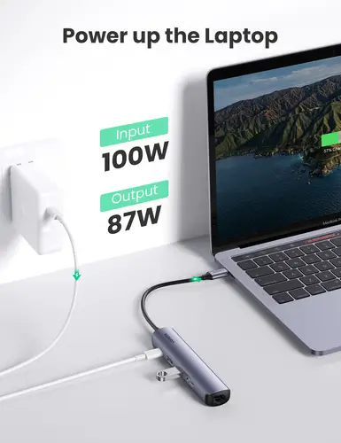 10919 base para portátil y replicador de puertos Alámbrico USB 3.2 Gen 1 (3.1 Gen 1) Type-C Gris - Imagen 5