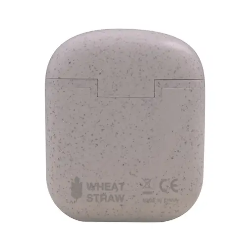 MHI-ECO, Auriculares Inalámbricos TWS Ecológicos, Bluetooth 5.1, Micrófono, Material Orgánico Wheat Straw - Imagen 6
