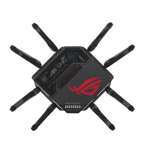 ROG Rapture GT-BE98 router inalámbrico 10 Gigabit Ethernet Quad-band (2.4 GHz / 5 GHz-1 / 5 GHz-2 / 6 GHz) Negro - Imagen 7