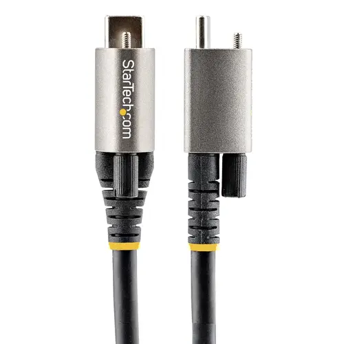 Cable de 50cm USB-C con Tornillo Superior de Fijación -10Gbps - Cable Tipo C USB 3.2 Gen 2 - con Carga por Entrega de Alimentación PD de 100W (5A), Modo Alt de DP - Imagen 3
