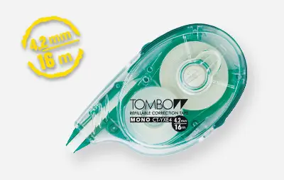 Mono YXE corrección de películo/cinta 16 m Verde, Transparente,..