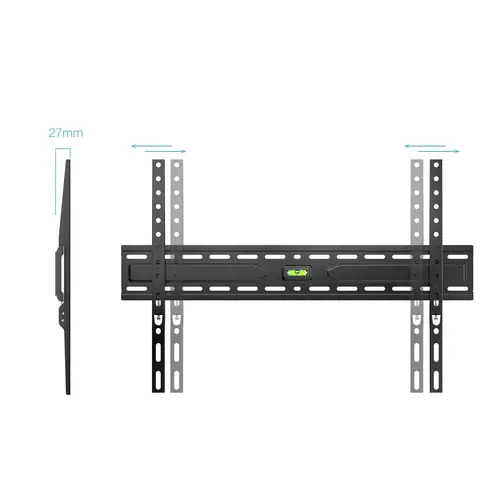 Soporte Fijo de pared para pantallas 37"- 86", Negro - Imagen 2