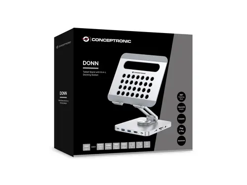 DONN26G mueble y soporte para dispositivo multimedia Plata Tableta Carro para administración de tabletas - Imagen 6