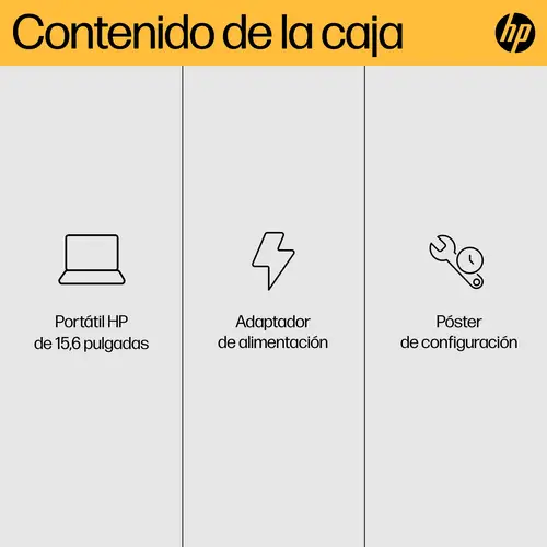 15-fc0111ns AMD Ryzen 7 7730U Portátil 39,6 cm (15.6") Full HD 8 GB DDR4-SDRAM 512 GB SSD Wi-Fi 6 (802.11ax) FreeDOS Plata - Imagen 5