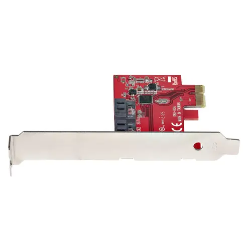 Tarjeta PCIe SATA - Tarjeta PCI Express Controladora de 2 Puertos SATA de 6Gbps - de Perfil Completo o Bajo - Tarjeta Adaptadora PCI Express a SATA - ASM1061 sin RAID - Imagen 3