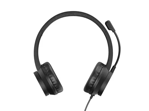 POLONA05BC auricular y casco Auriculares Alámbrico Diadema Llamadas/Música USB Tipo C Negro - Imagen 4