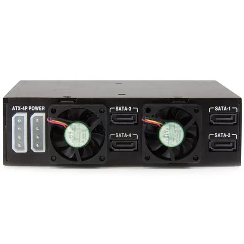 Backplane Rack Móvil 5,25 Pulgadas a 4 Unidades 2,5 SATA/SAS - Imagen 3