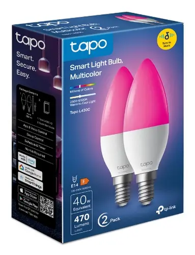 Tapo L430C lámpara LED Multi 6500 K 4,8 W E14 F - Imagen 2