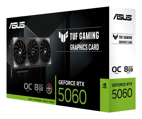 TUF Gaming TUF-RTX5060-O8G-GAMING NVIDIA GeForce RTX 5060 8 GB GDDR7 - Imagen 9