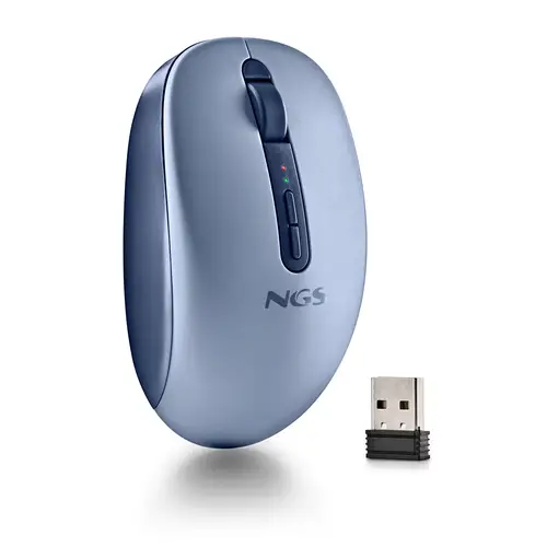 FOG DUAL BLUE ratón Universal Ambidextro RF Wireless + Bluetooth 1600 DPI - Imagen 4