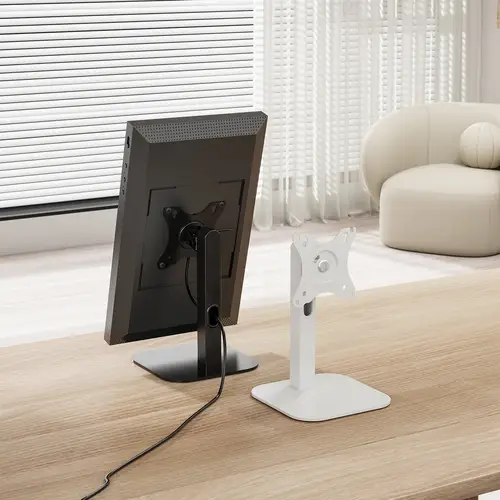Soporte de Mesa Eco Giratorio e Inclinable Para Monitor/POS 2.5kg de 10"-24", Negro - Imagen 4