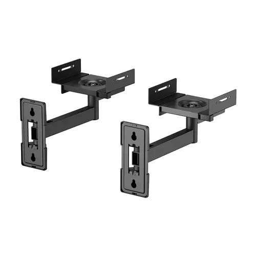 Soporte Universal De Pared Giratorio E Inclinable Para Altavoces, Negro - Imagen 3