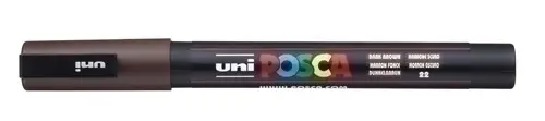 ROTUL.UNI-POSCA PC-3M  MARRON OSCURO