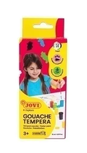 TEMPERA JOVI  15 ml ESTUCHE  6