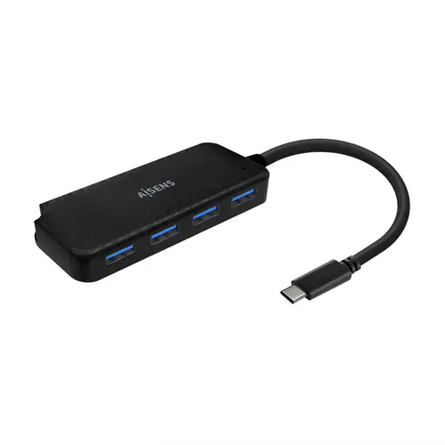 Hub USB 3.1 USB-C, USB-C/M-4x Tipo A/H, Negro, 15cm - Imagen 1