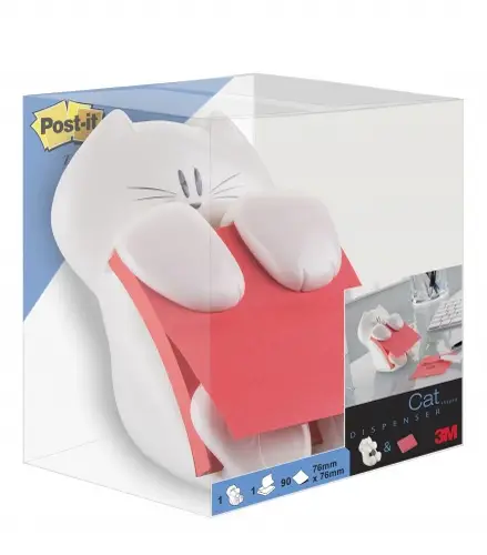 CAT-330 dispensador de papel para notas Especial Blanco - Imagen 2